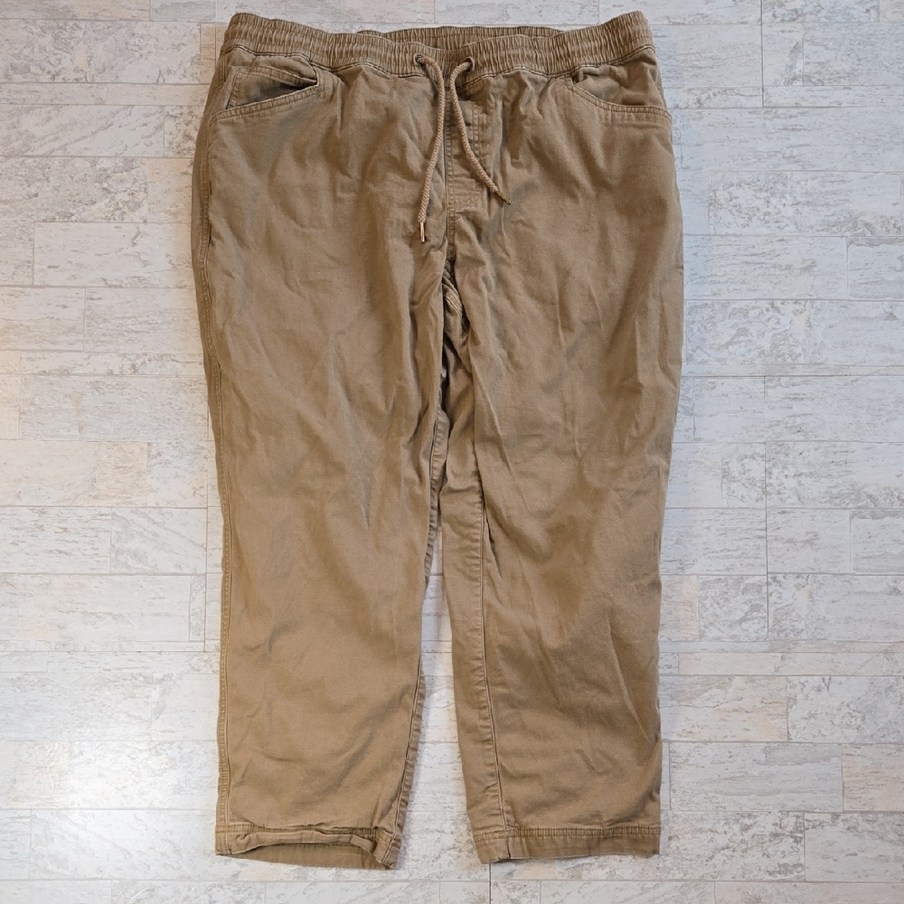 L.L. Bean Men's XL BeanFlex® Canvas Pull-On Pants, Lined, Standard Fit